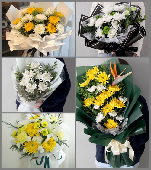 江苏南通海门市余东镇白事花束代送
